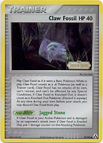 Claw Fossil - 78/92 - Common - Reverse Holo